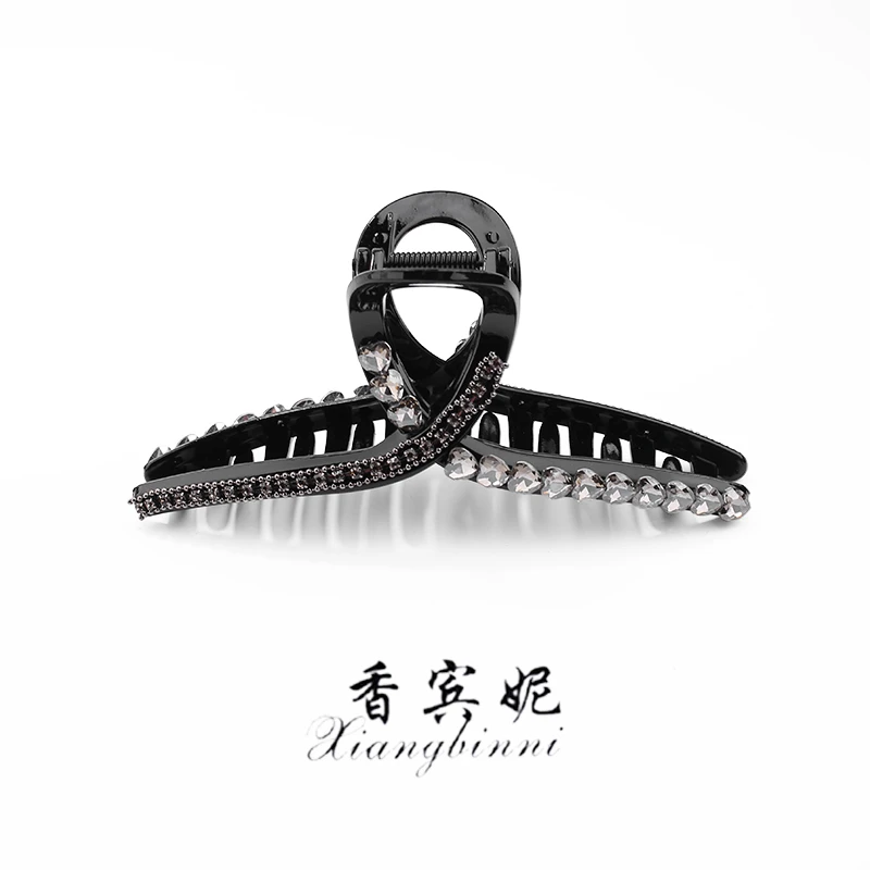 香宾妮原创设计发夹发夹女后脑勺精致抓夹大号盘发气质夹6726