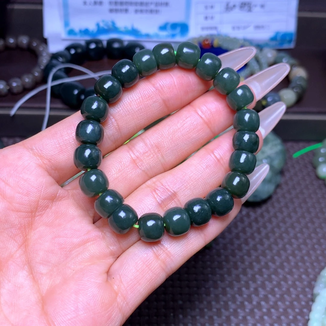 未镶嵌手串和田玉卡10