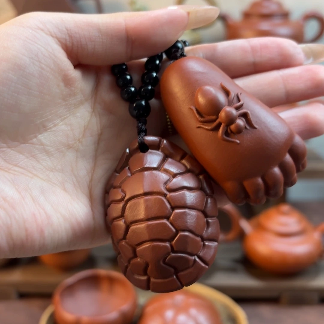 茶壶紫砂宜兴紫砂茶宠瑕疵