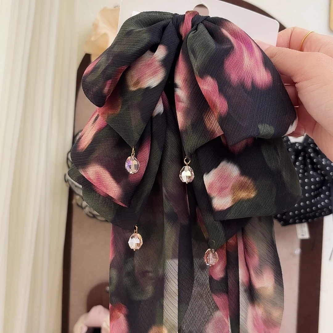 刺绣玫瑰高级抓夹