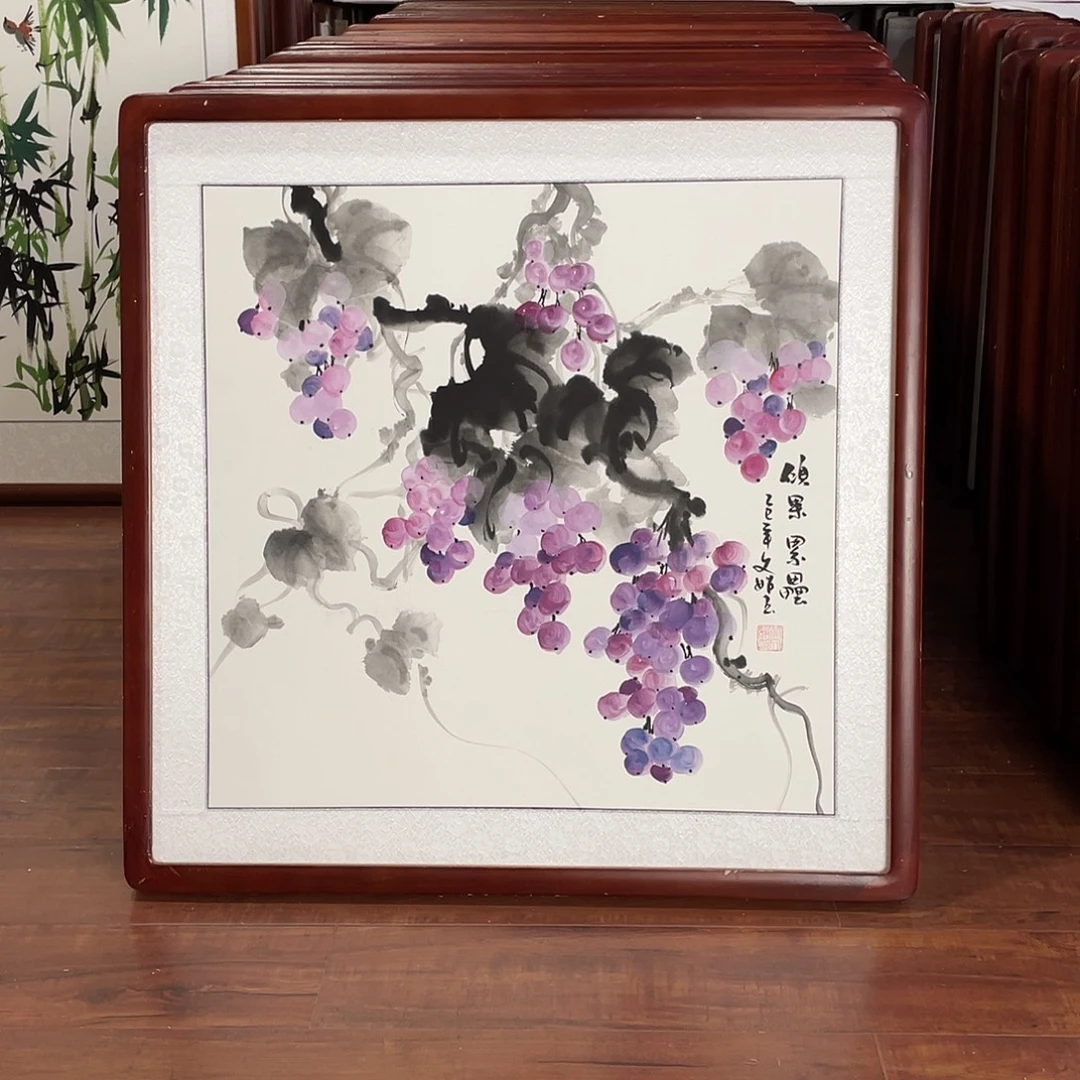 国画带框尺寸63*63厘米