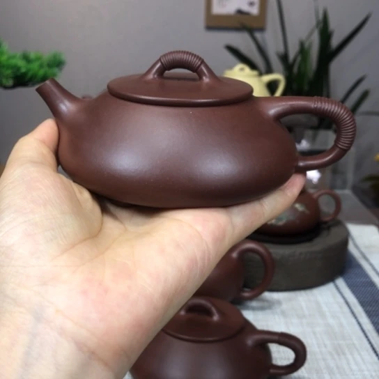 红***祥紫砂茶壶微瑕线瓢不退换210cc