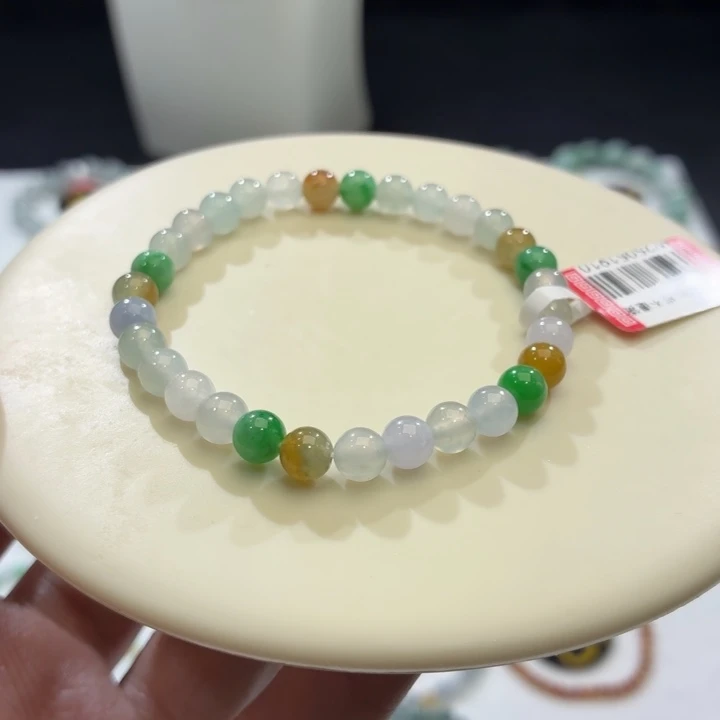 翡翠未镶嵌手链卡6