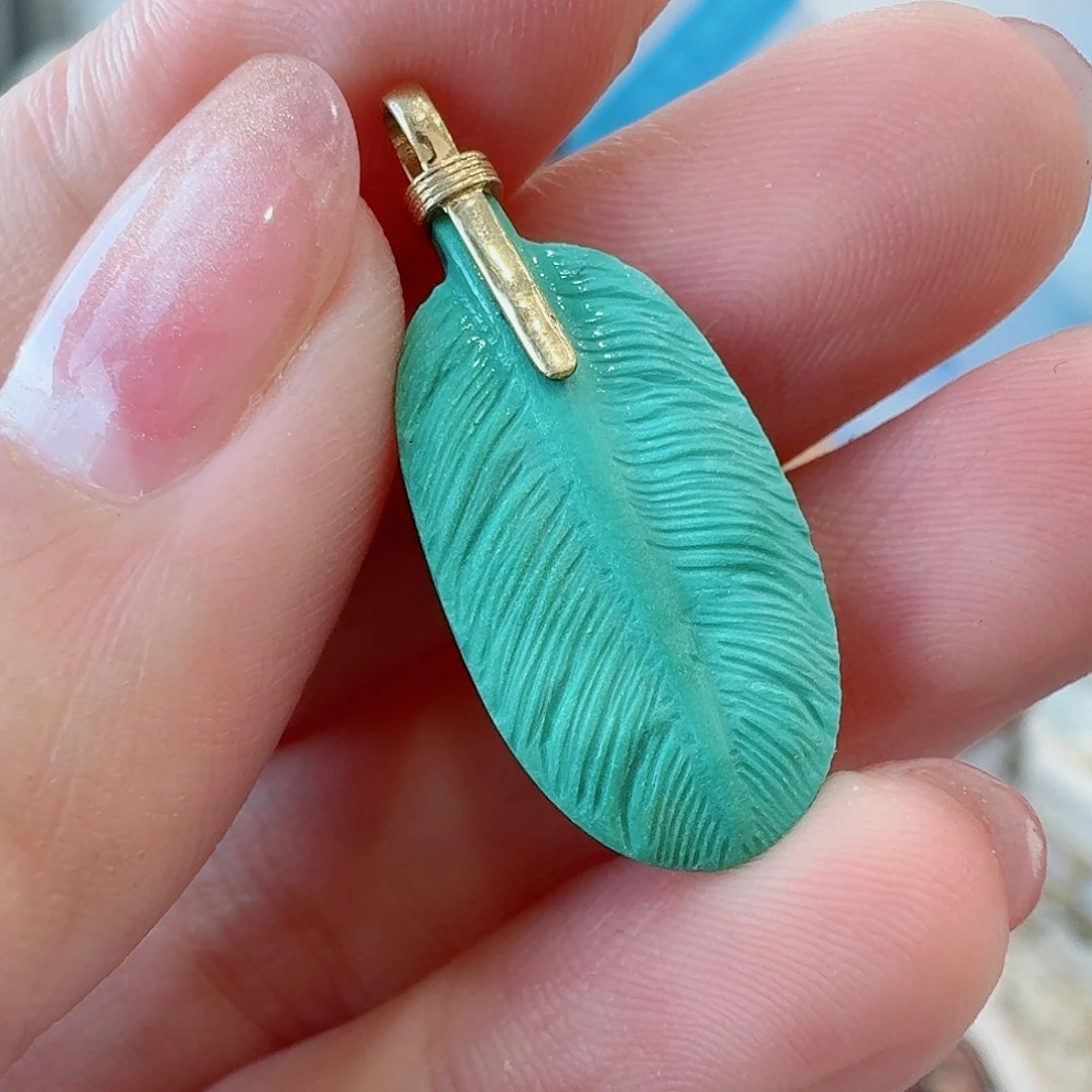 未镶嵌绿松石珠宝奇石