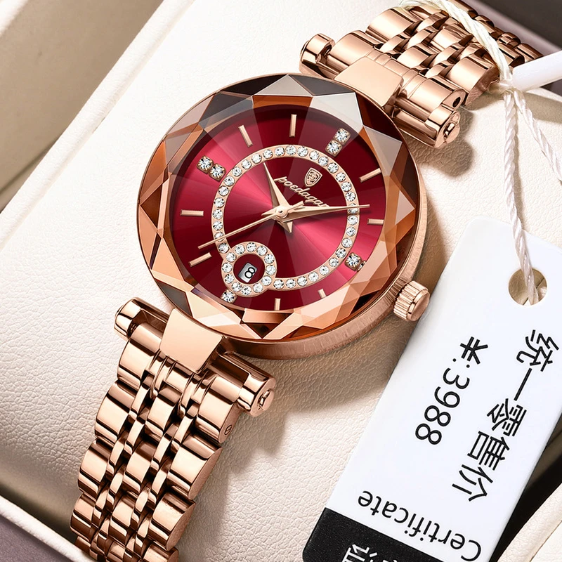 【定制刻字】新年礼物女手表防水夜光送老婆女朋友情人节轻奢时尚