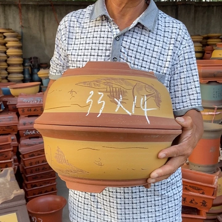 紫砂花盆紫砂花盆盆栽花卉苗木
