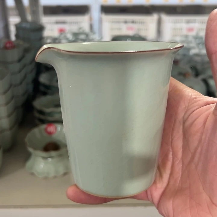 微瑕陶瓷茶壶茶杯家用