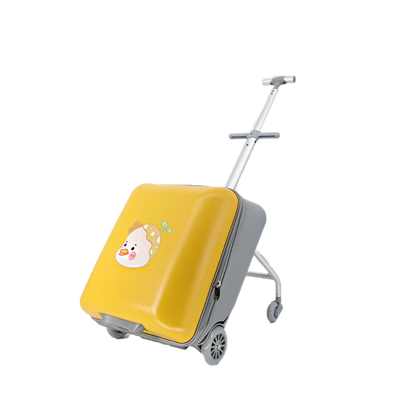 OKD带娃神器可坐骑行儿童拉杆箱宝宝可登机遛娃宝妈带娃旅行箱