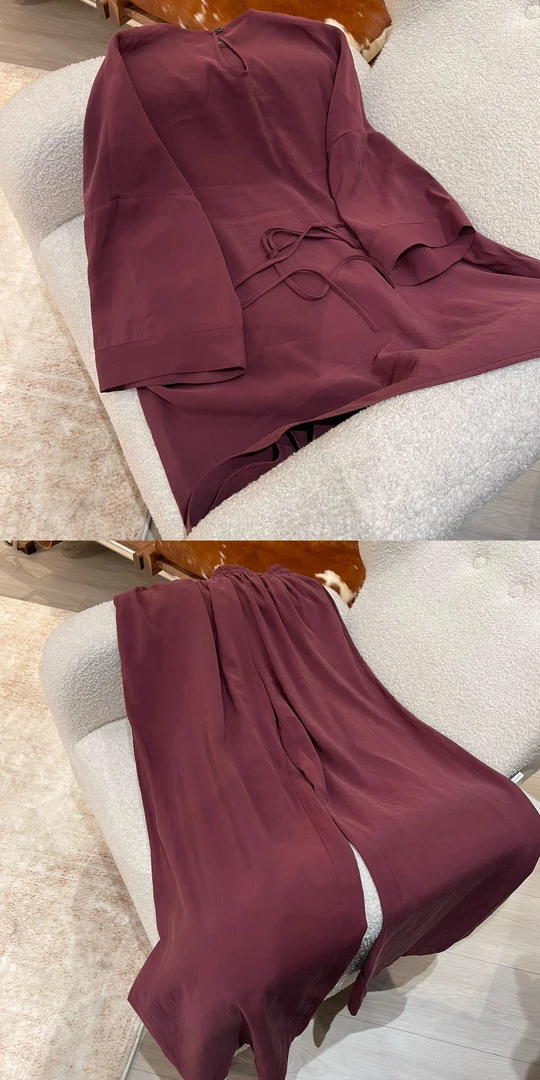 ZUOXIAOQI可岚腰绳套装33（衣长75-78/胸围146-154/裤长105-108）