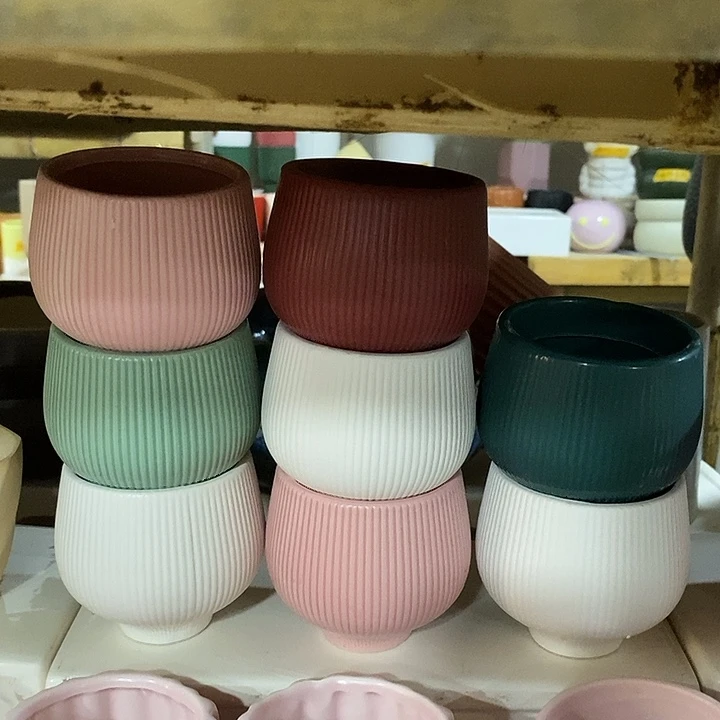摆件陶盆有孔 微瑕介意勿拍