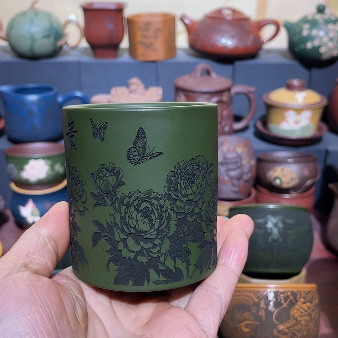 原矿紫砂手工主人杯