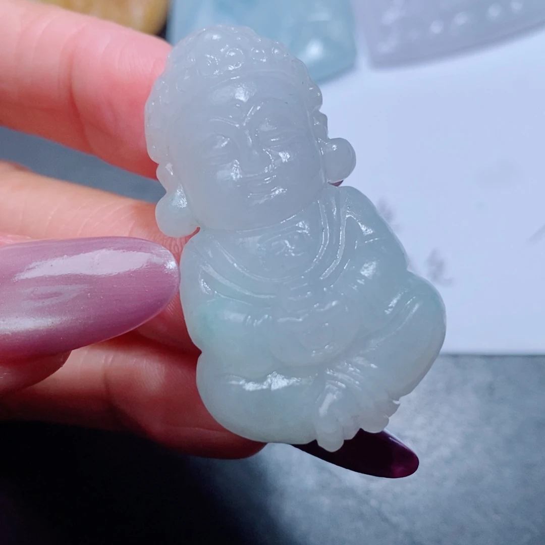 定制翡翠未镶嵌吊坠
