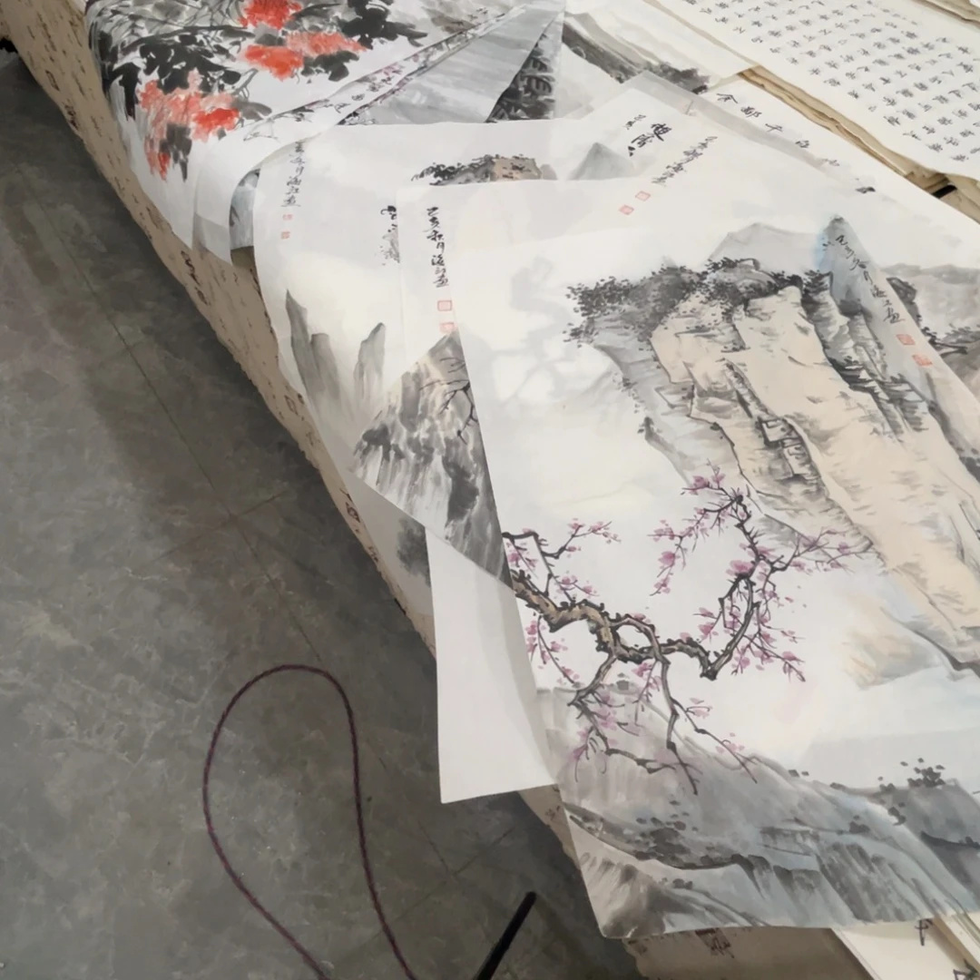 贵***哥宣纸小品11个康海江老师