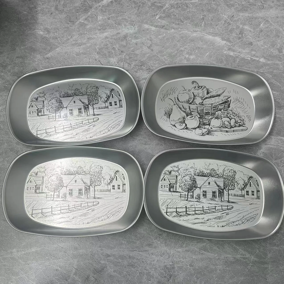 【出口欧美】26*16高级长方盘3个【送4只叉】高档【汤姆粉丝专属】