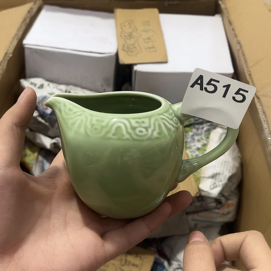 瓷片茶摆件工艺品摆件666