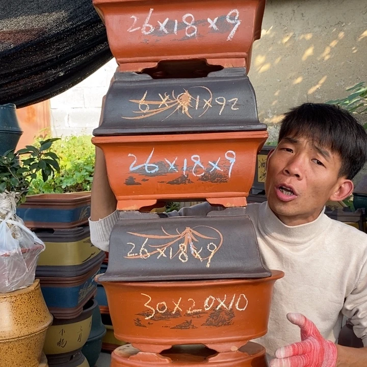 花盆紫砂紫砂特价包邮送