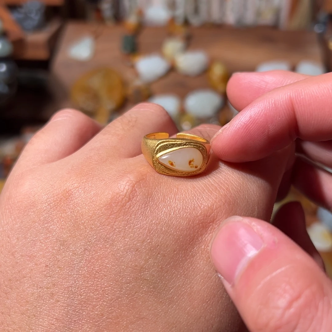 和田玉银S925镶嵌颈饰