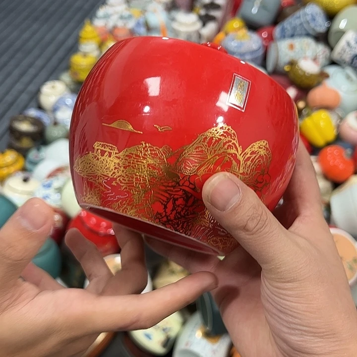 茶叶罐陶瓷家用储物罐瑕疵福利品介意勿拍