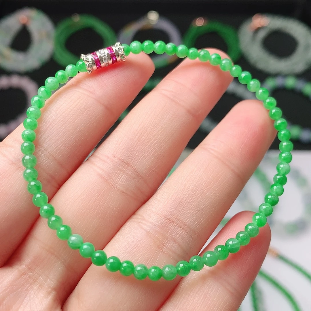 翡翠未镶嵌手链翡翠
