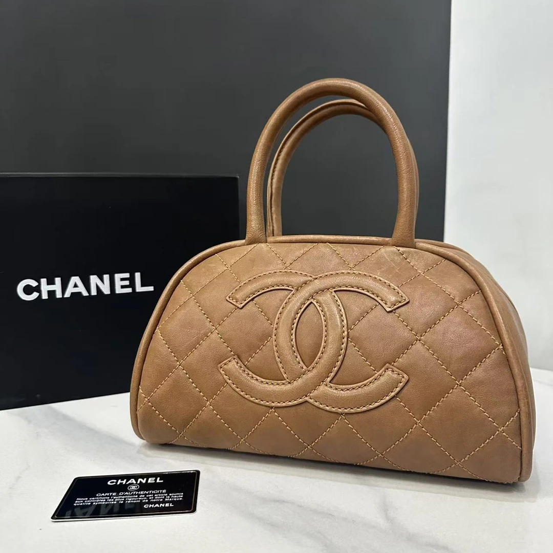 95新 Chanel/香奈儿 中古浮雕保龄球10开卡26cm/0106010412