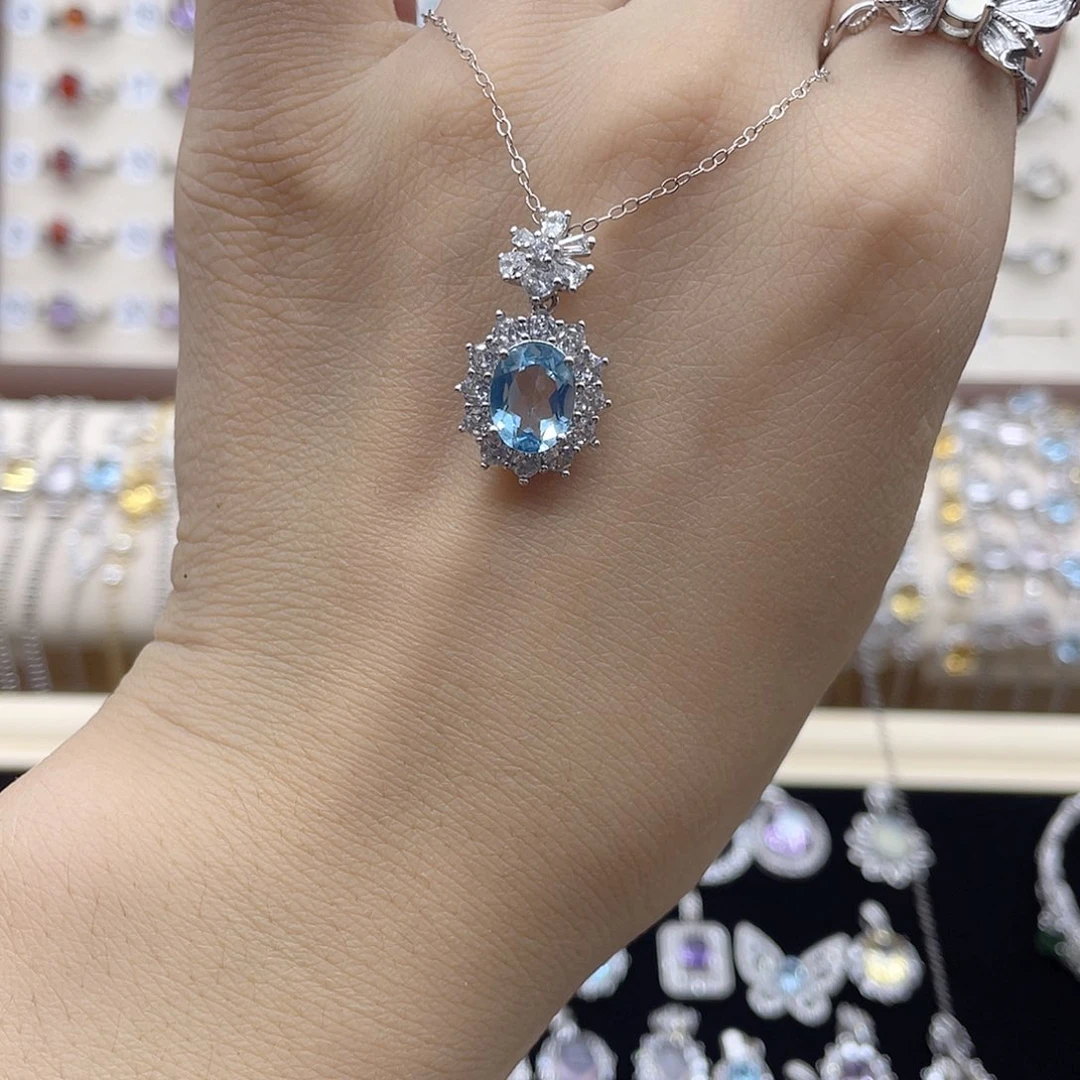 猫***九颈饰水晶银S925镶嵌