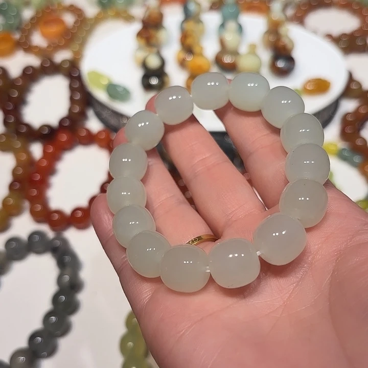 蛇纹石玉未镶嵌手串