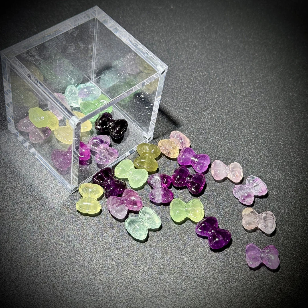 【貝勒爺】S829 萤石蝴蝶结配件（多样性发其一）