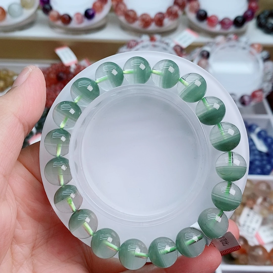 水晶未镶嵌手链青幽灵