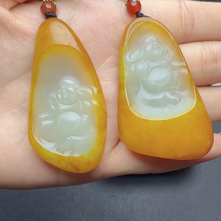 和田玉挂件未镶嵌T