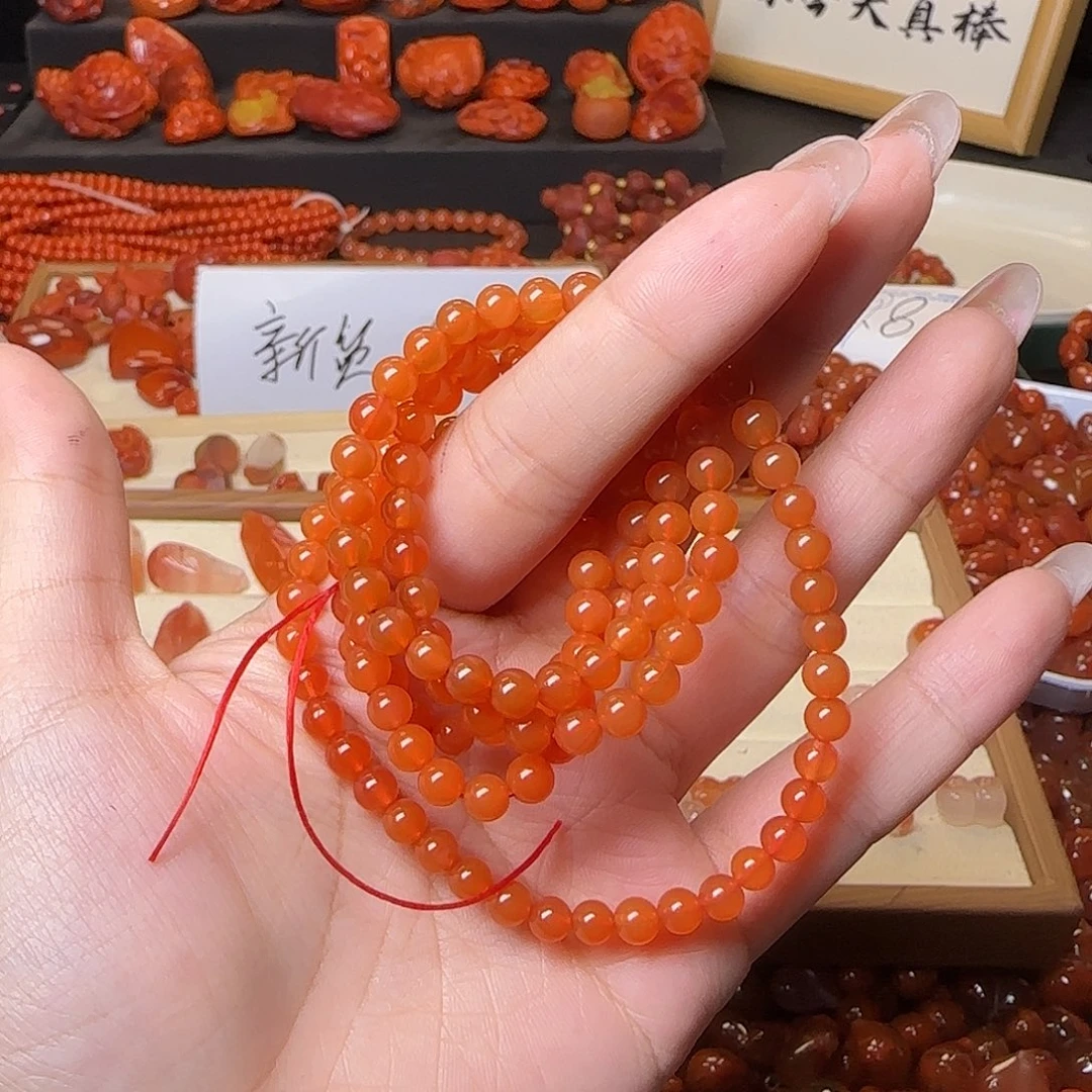 南红玛瑙未镶嵌吊坠(不含链)