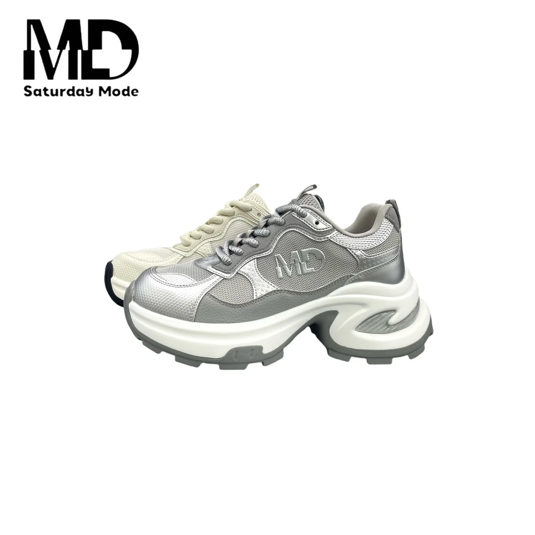 SATURDAYMODE休闲厚底透气老爹鞋时尚鞋系带休闲1111E02