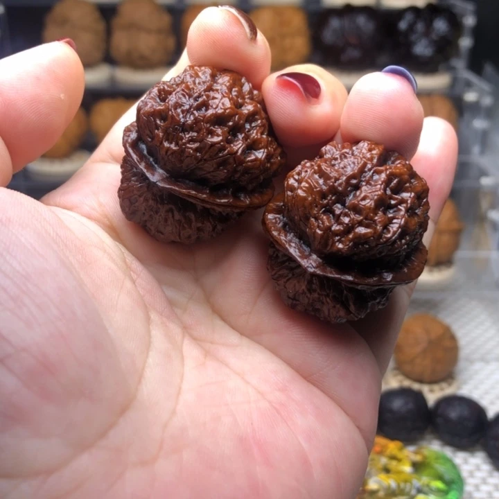 文玩核桃把件1金麒麟35尺