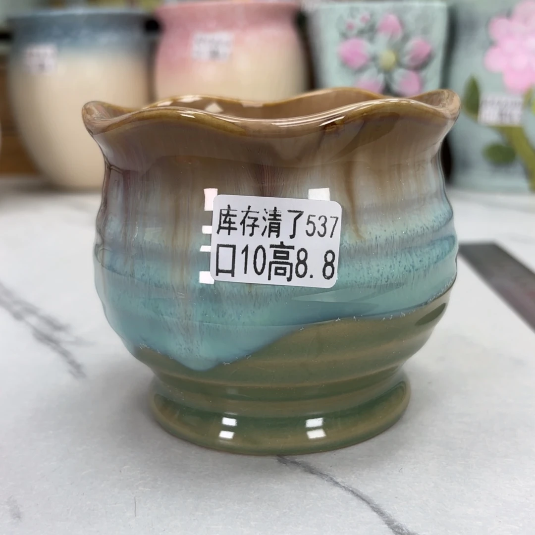 @夏西陶瓷花盆@@5537