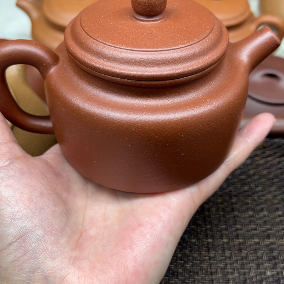 紫砂茶壶微瑕，德中。200cc