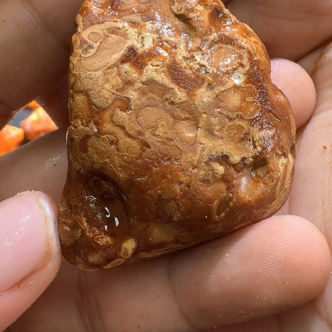 定制琥珀未镶嵌一**宅专拍