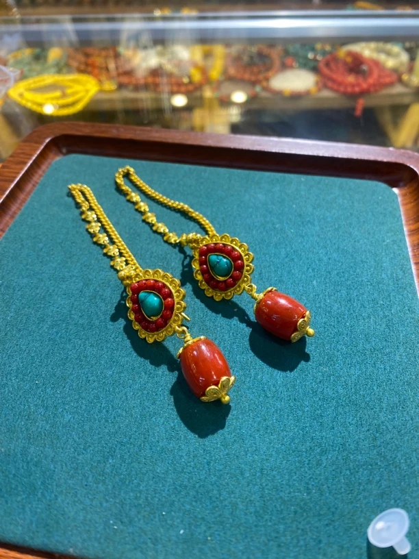 铁合金亚克力耳饰 女士耳环超级漂亮新款