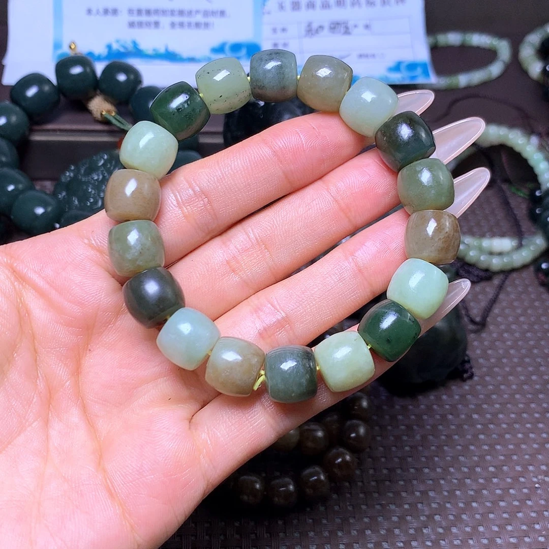 未镶嵌手串和田玉卡12