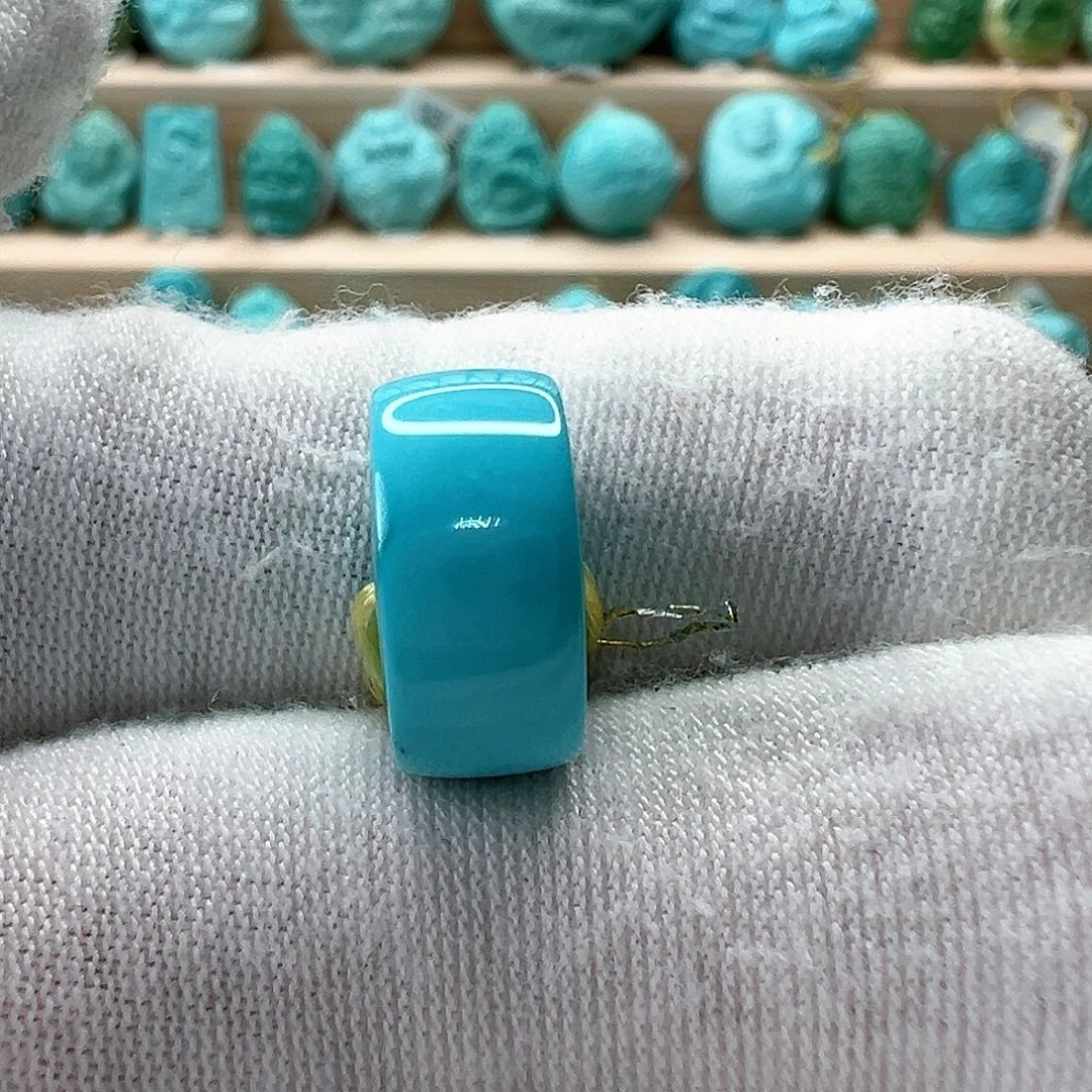 未镶嵌绿松石直切珠13.4x6.6mm