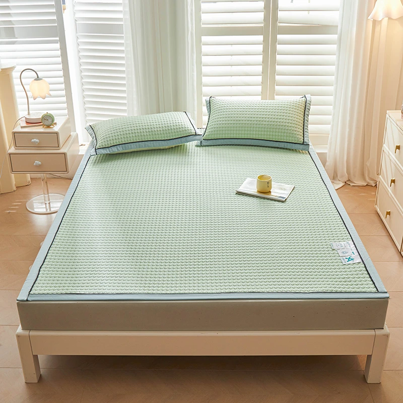 中分子凉席3D凉感冰豆豆三件套