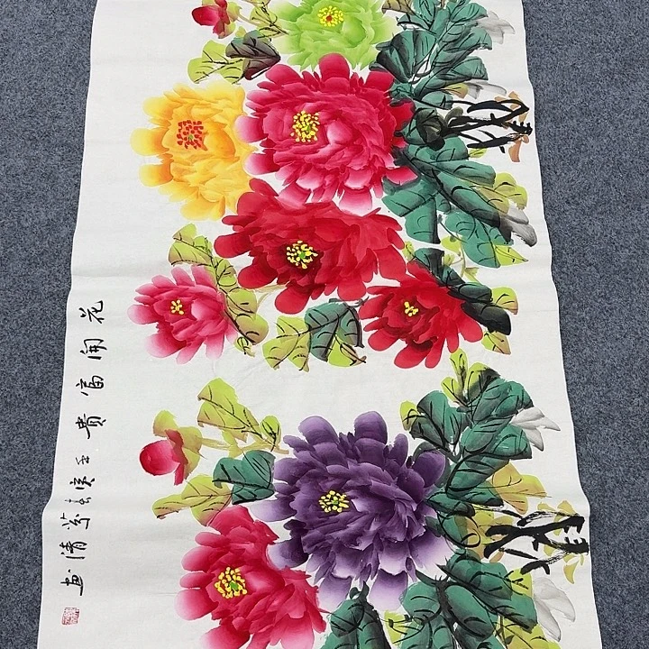 国画纯手绘作品欣赏图