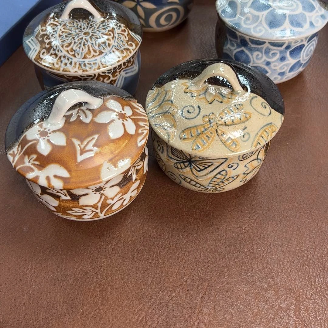 陶瓷五套原盒瓷器瓷器