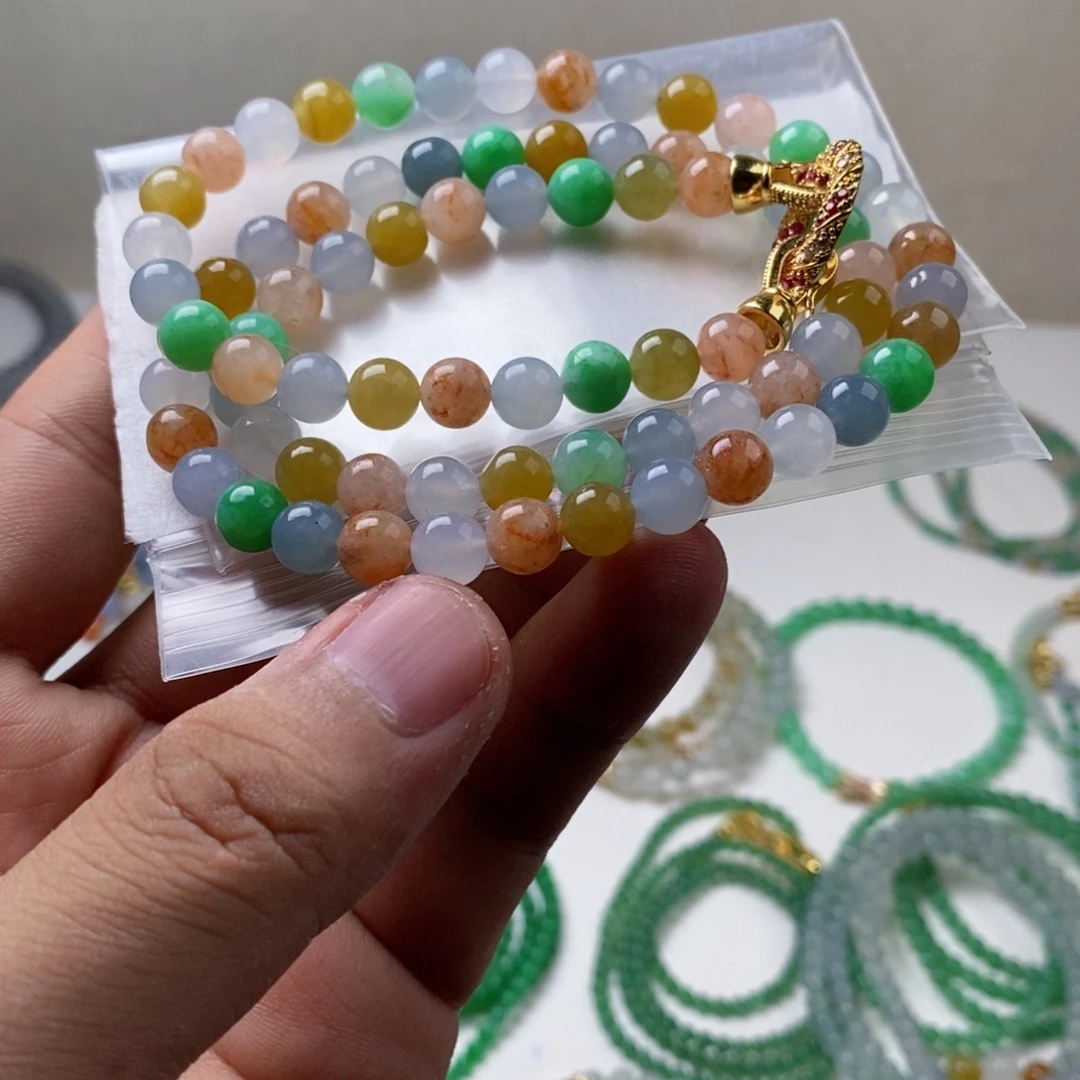 定制翡翠未镶嵌缅甸翡翠a货卡7.4