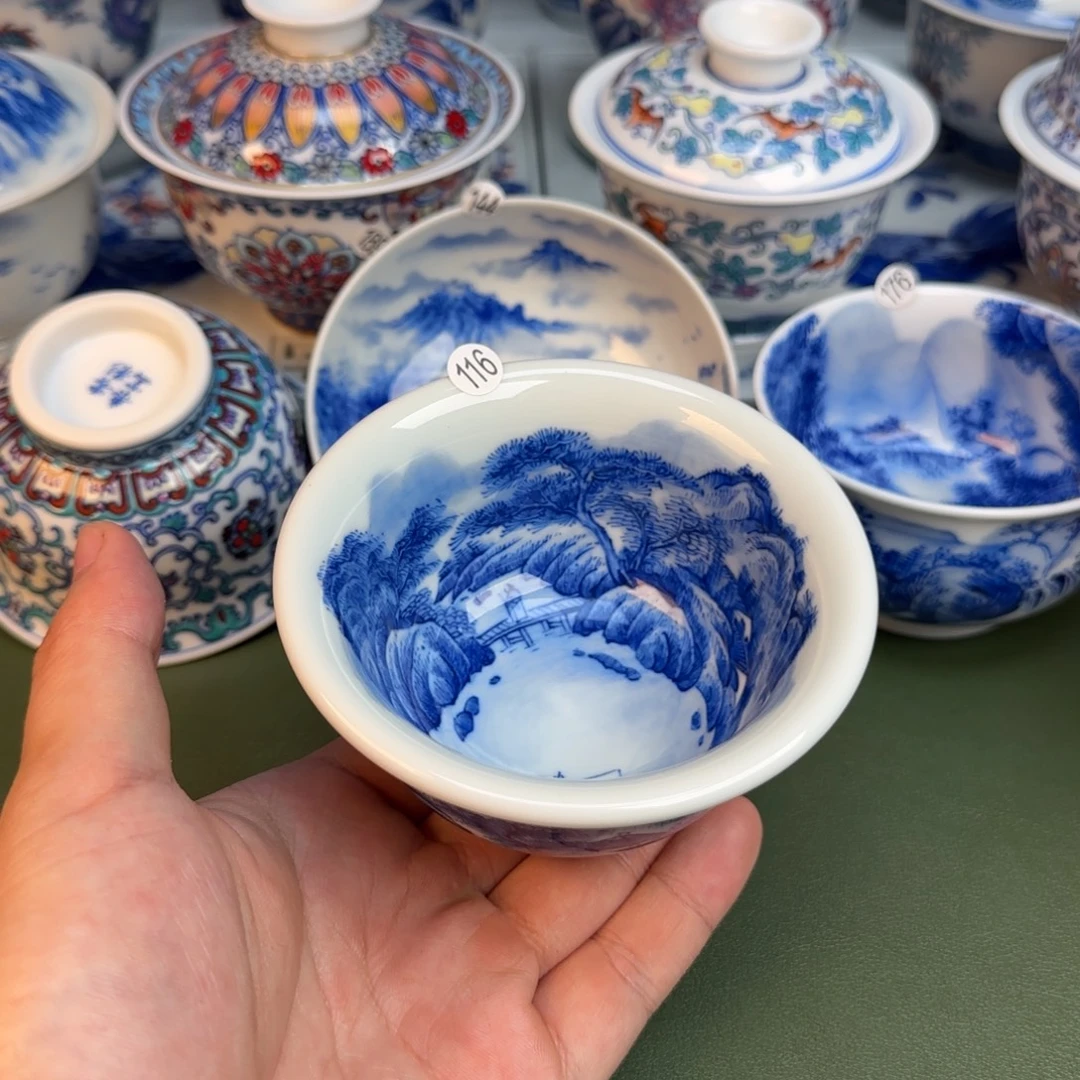 彥祖純手工手繪茶具116