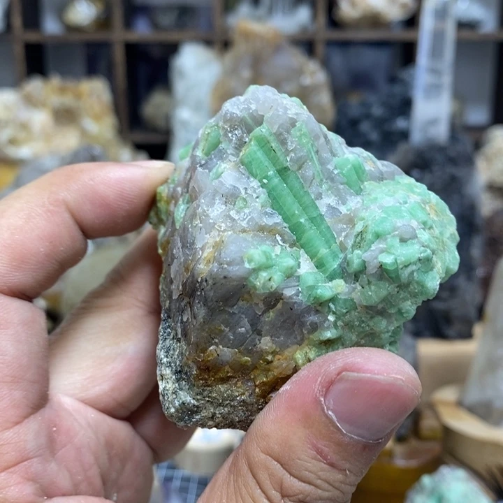 水晶水晶柱未镶嵌
