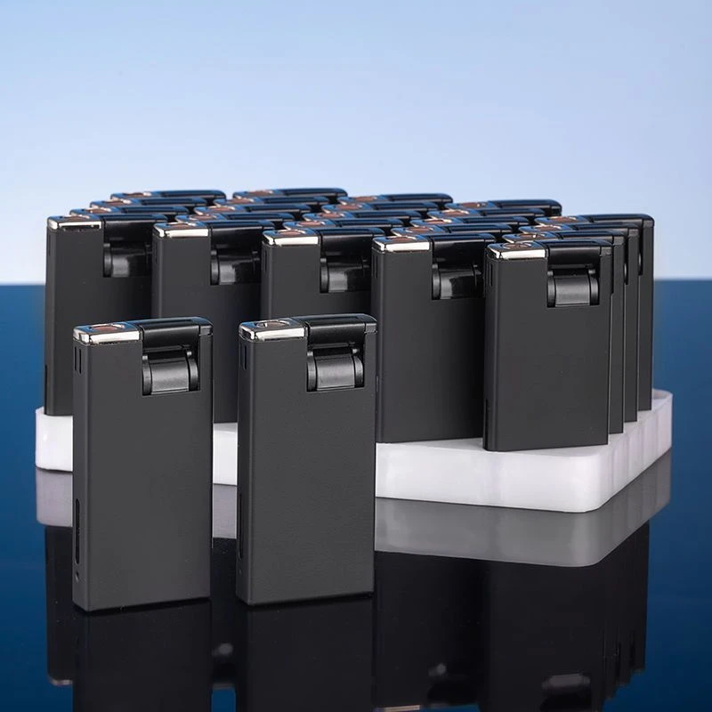 高档磨砂金属直冲防风打火机新品加厚充气印字广告打火机防风