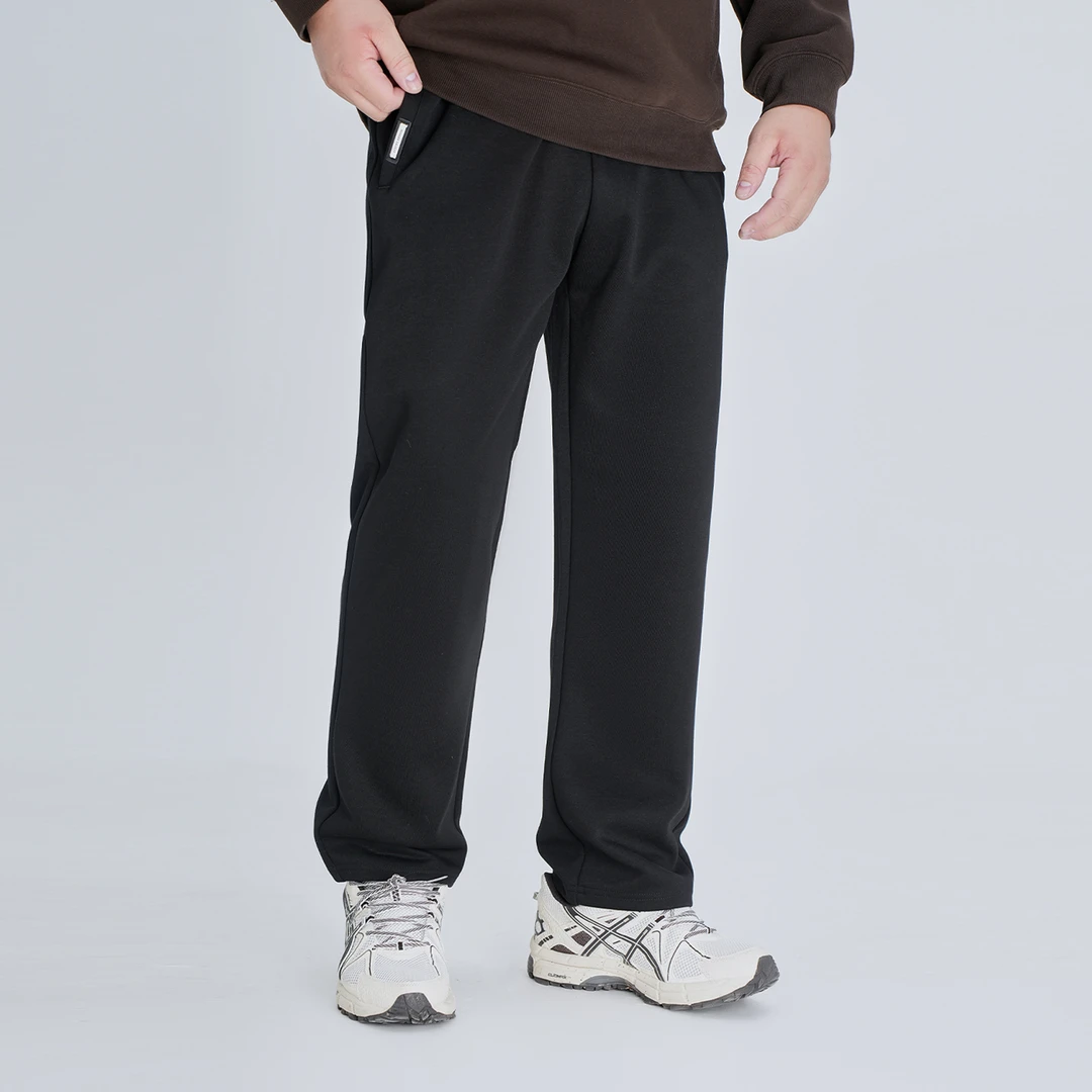 垂感卫裤男士深秋矮胖大码运动长裤百搭宽松户外直筒休闲裤9397