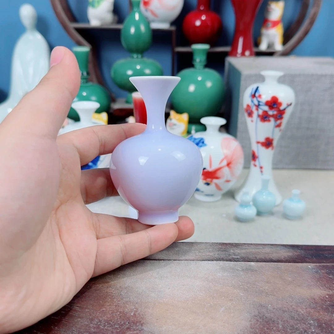 陶瓷手工小花器摆件