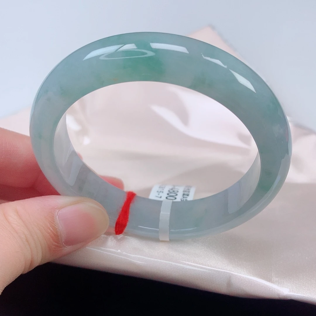 未镶嵌手镯翡翠54正圈