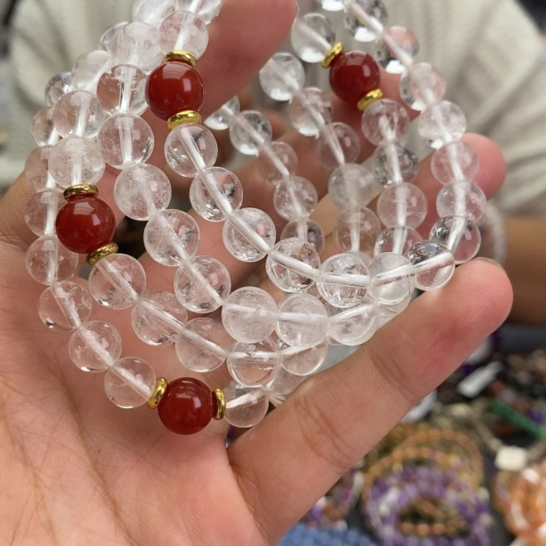 水晶手链未镶嵌多样性发一