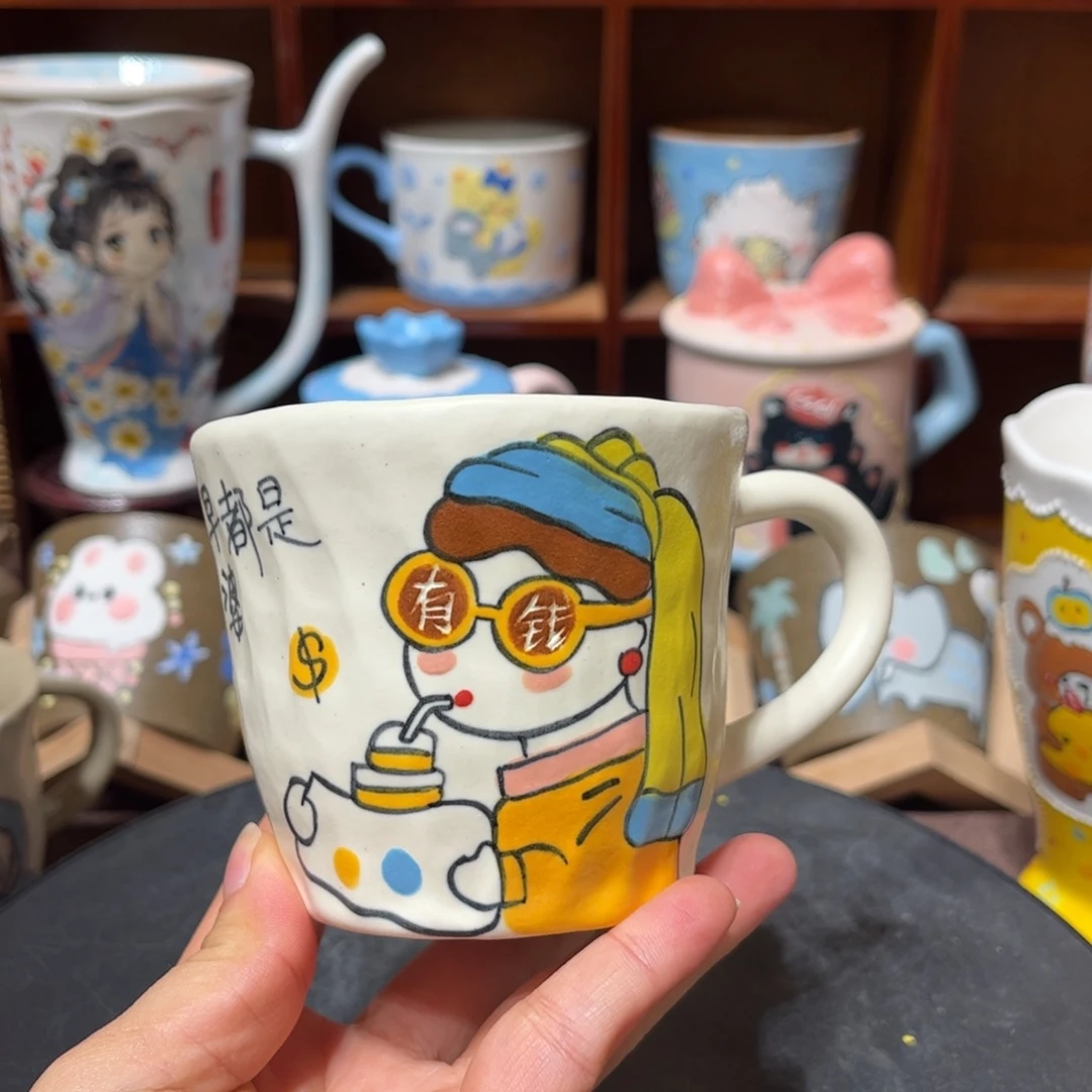 杯子陶景德镇陶瓷马克杯